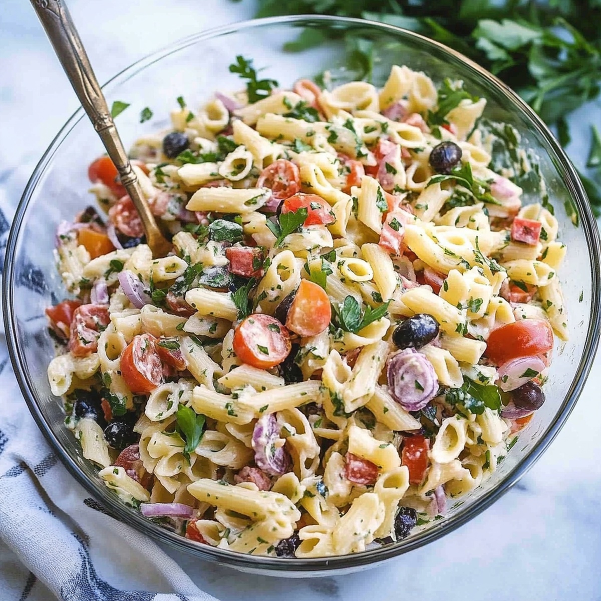 Tuscan Pasta Salad Recipe