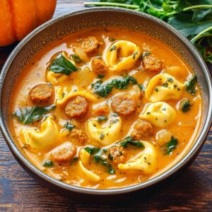 Butternut Sausage Tortellini Soup Recipe