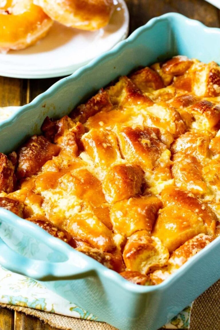Indulgent Paula Deen Krispy Kreme Bread Pudding Recipe