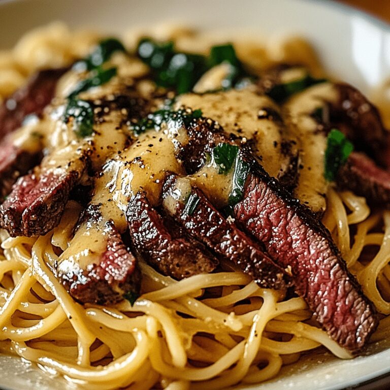 Garlic Butter Steak Lightning Noodles Recipe