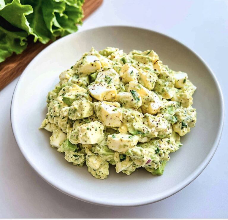 Keto Avocado Egg Salad Recipe