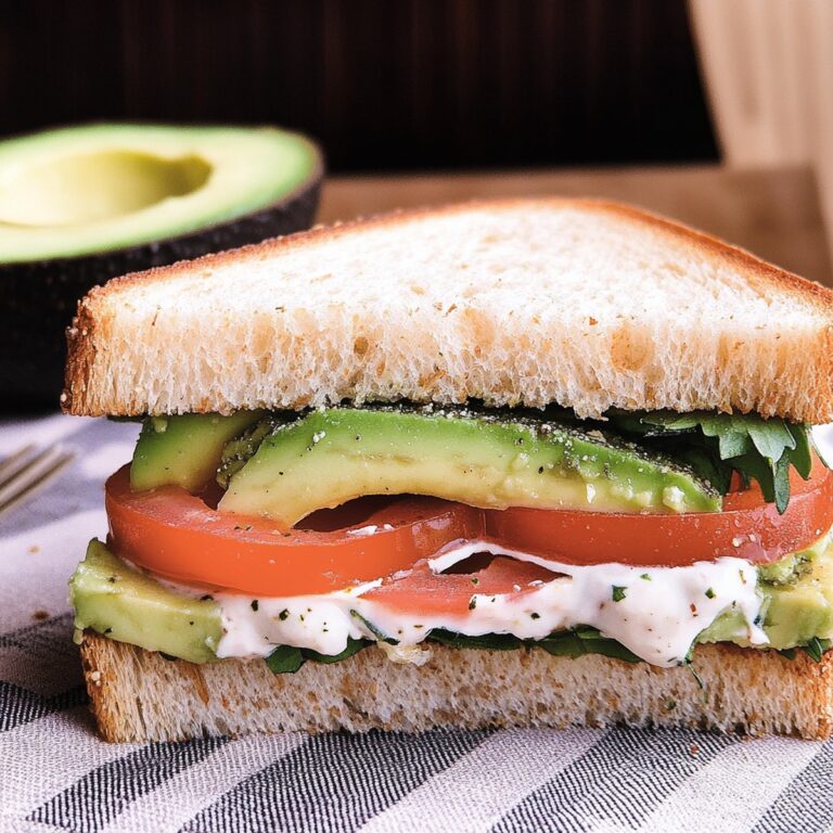 Tomato Avocado Sandwich Recipe