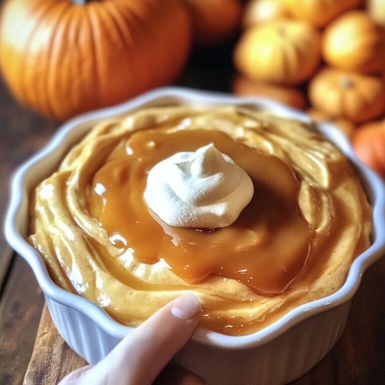 Easy Caramel Pumpkin Pie Cheesecake Dip Recipe