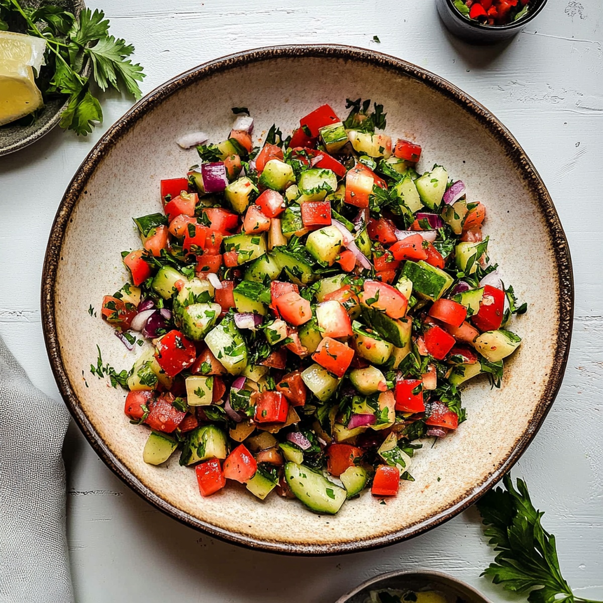 Shirazi Salad Recipe