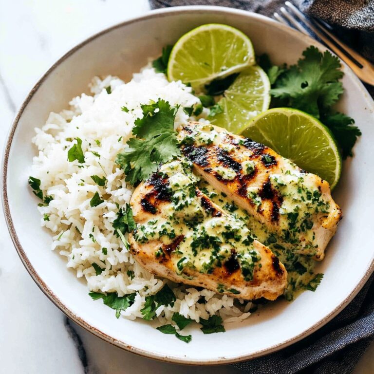 Coconut Lime Grilled Chicken and Rice Recipe