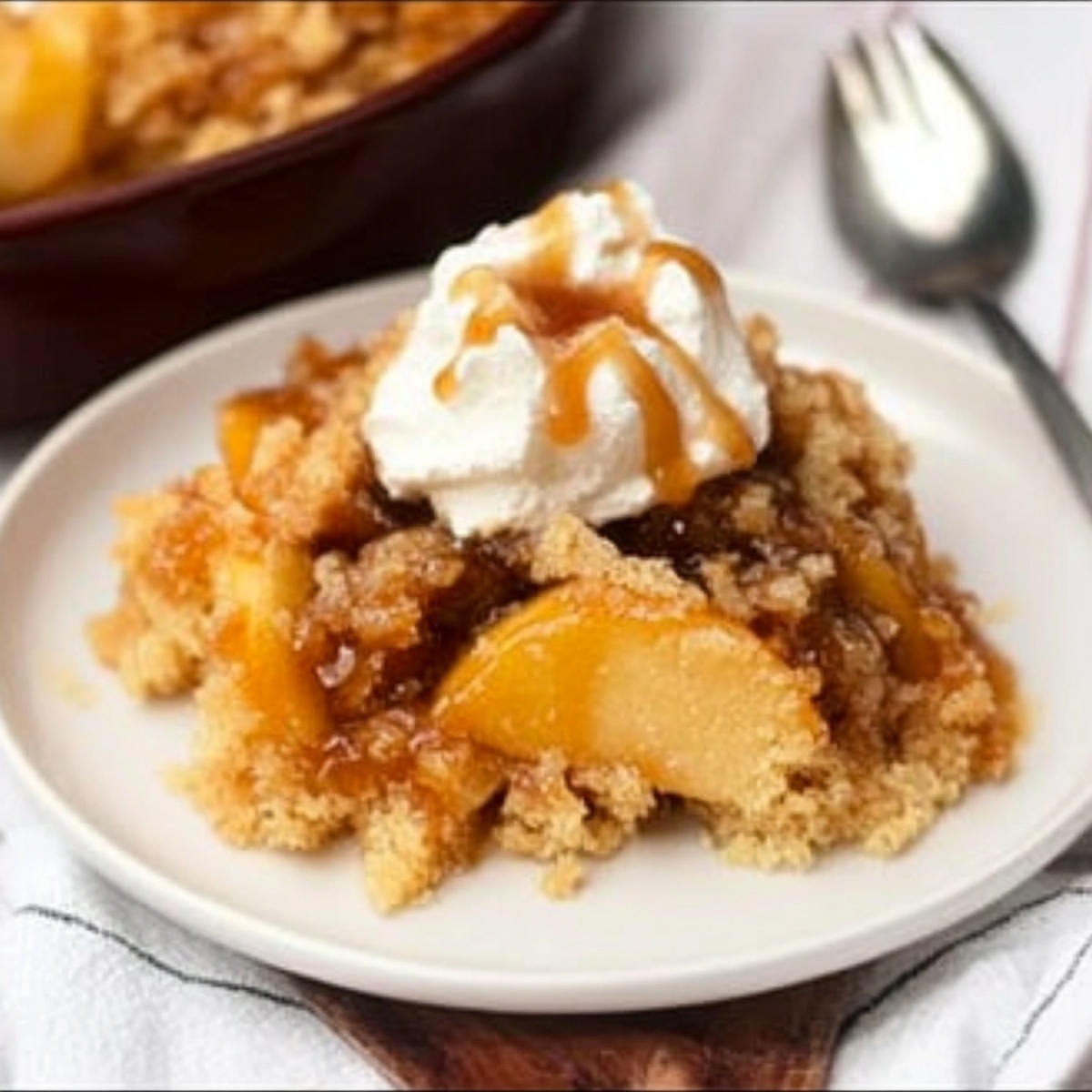 Caramel Apple Dump Cake Recipe