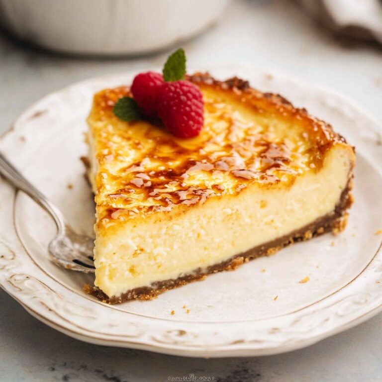 Silky Creme Brulee Cheesecake Recipe