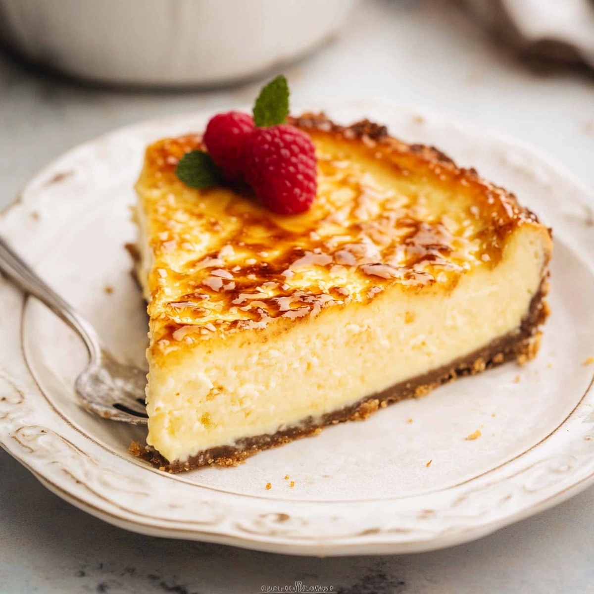 Silky Creme Brulee Cheesecake Recipe