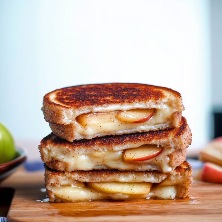 Cinnamon Sugar Brie and Apple Grilled Cheese Recipe