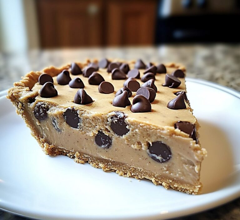 Chocolate Chip Cookie Dough Pie Recipe