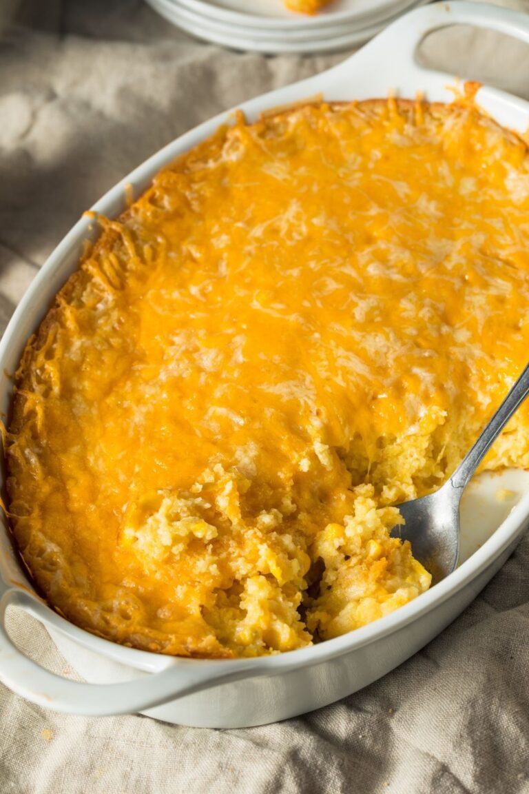 Silky Alton Brown Corn Pudding Recipe