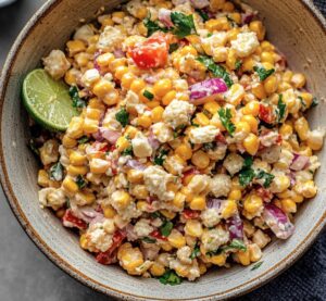 Vibrant Mexican Street Corn Salad Recipe