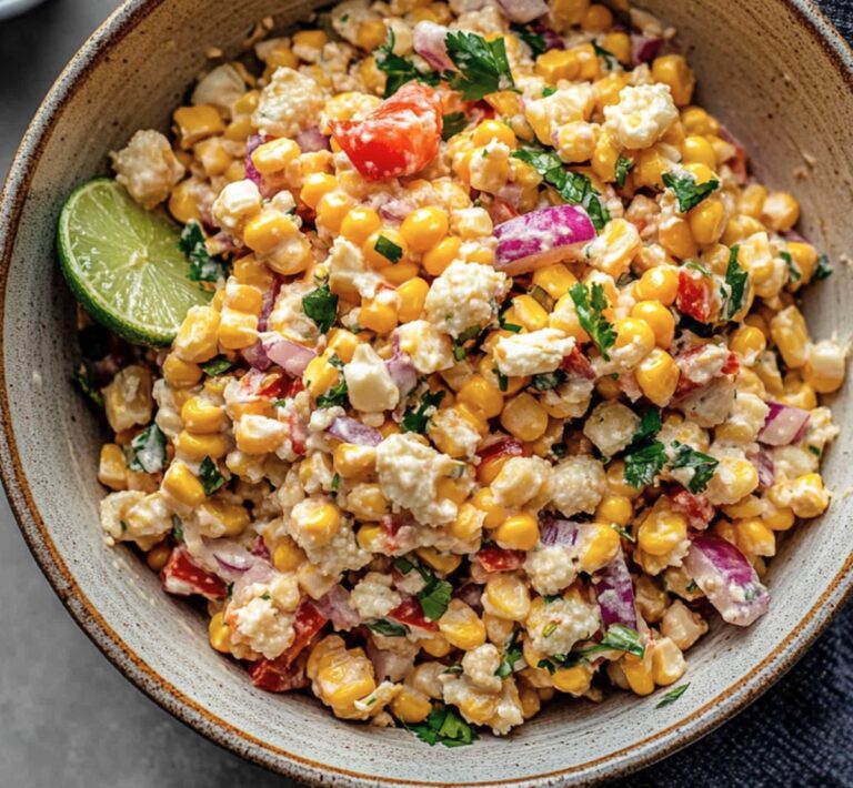 Vibrant Mexican Street Corn Salad Recipe