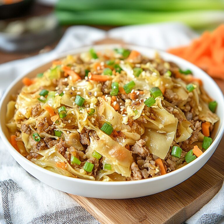 Inside Out Egg Roll Recipe