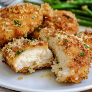 Air Fryer Parmesan Crusted Chicken Recipe