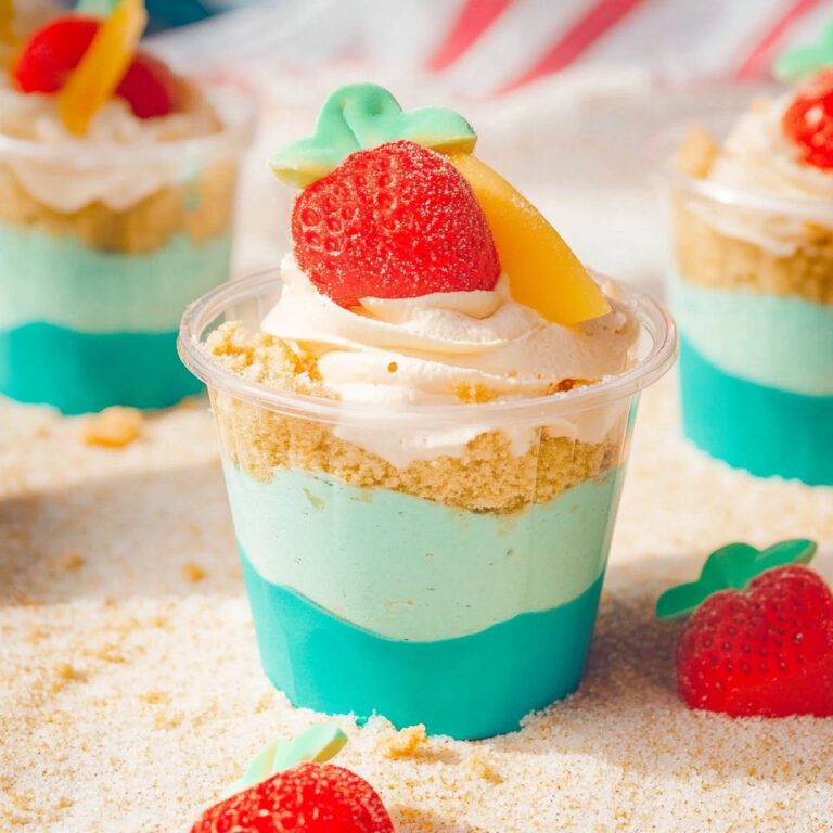 Tropical Beach Pudding Cups Recipe