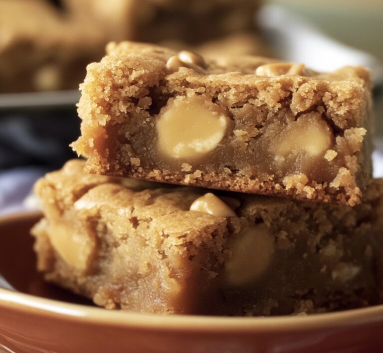 Chewy Butterscotch Blondies Recipe