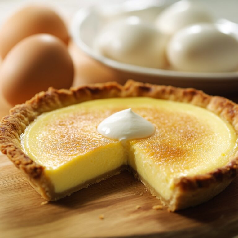 Egg Custard Pie Recipe