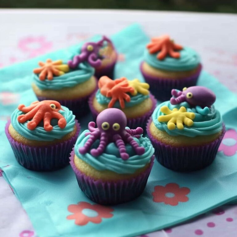Tangy Octopus Cupcakes Recipe