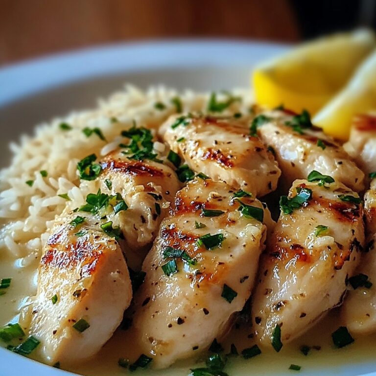 Chicken Scampi with Garlic Parmesan Rice Recipe