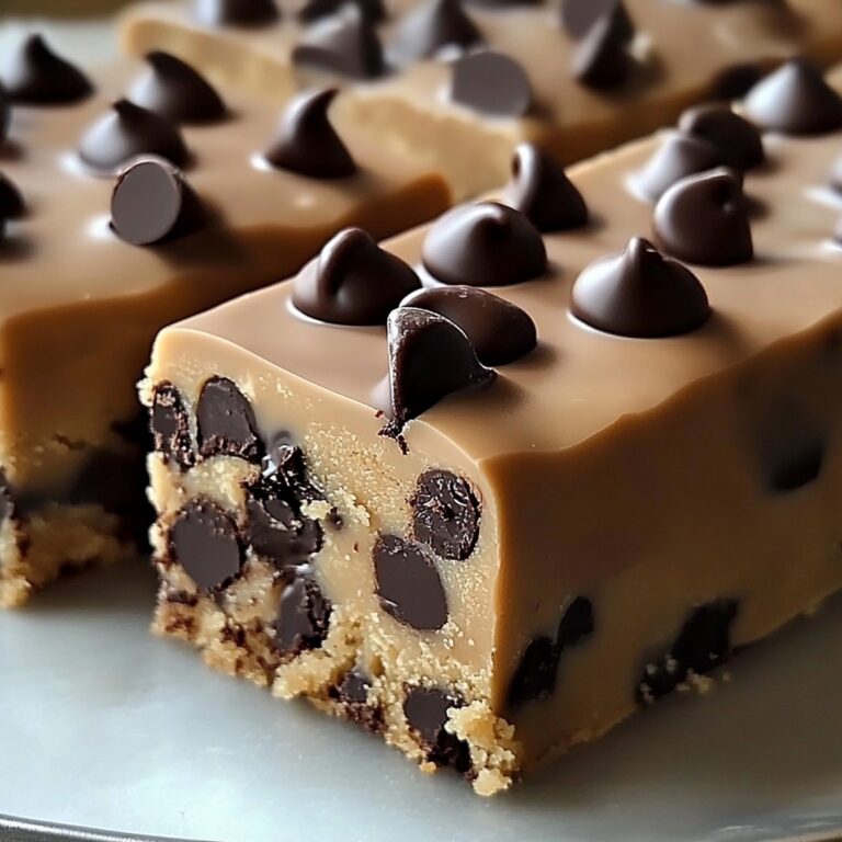 Chocolate-Dipped Cookie Dough Bars Recipe