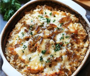 French Onion Chicken Rice Recipe