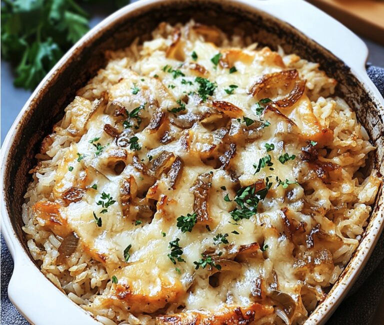 French Onion Chicken Rice Recipe