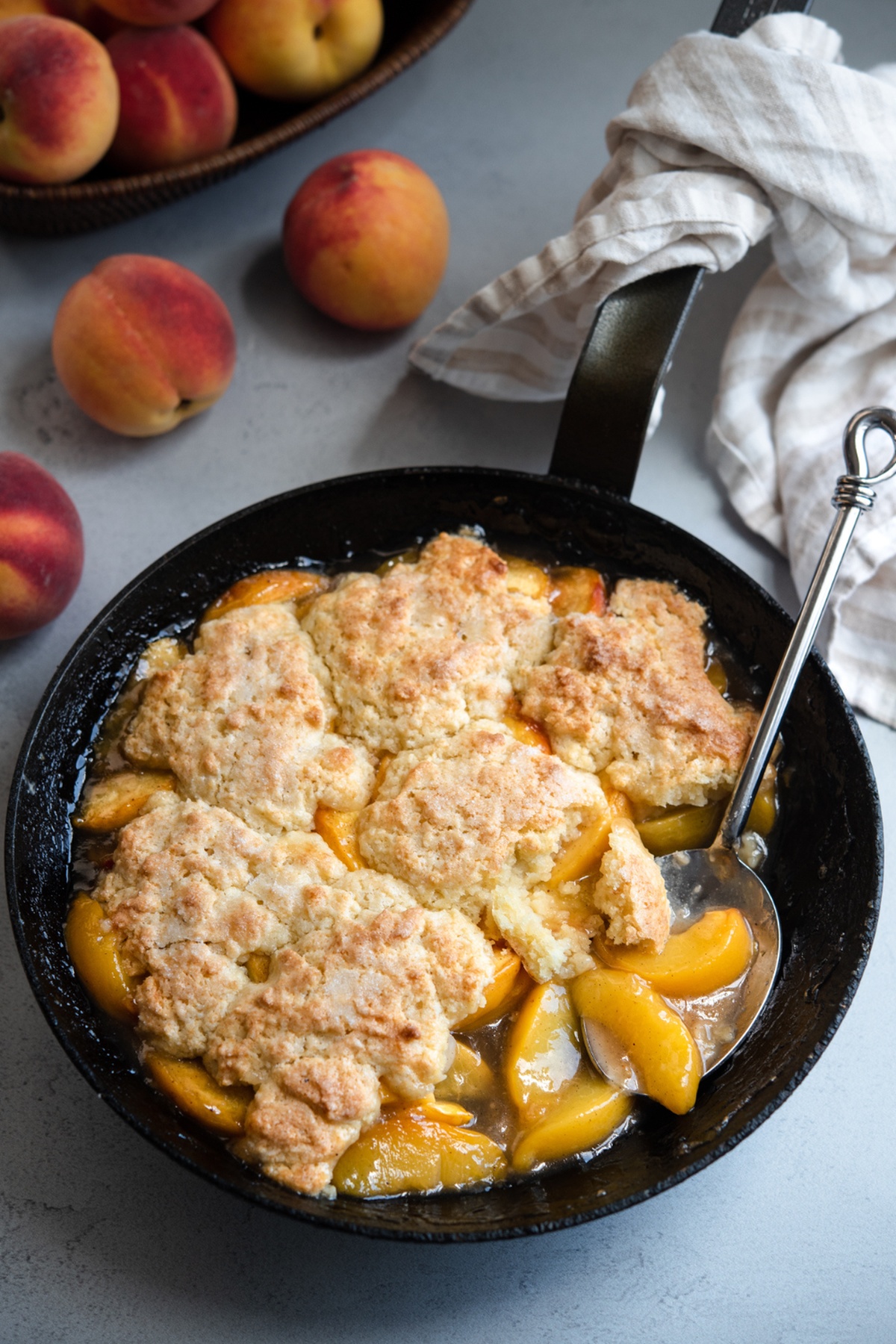 Sweet Paula Deen Peach Cobbler Canned Peaches Recipe