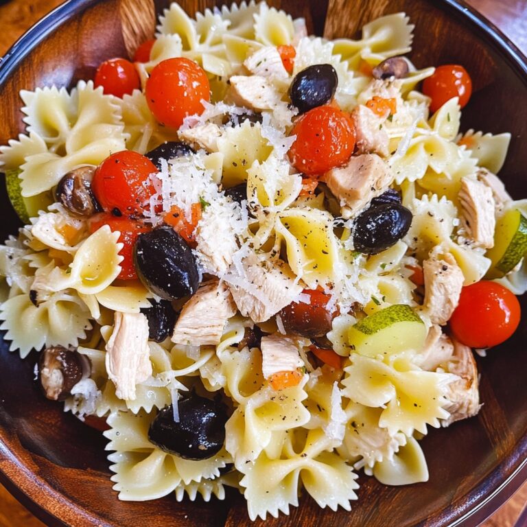 Mediterranean Chicken Pasta Salad Recipe
