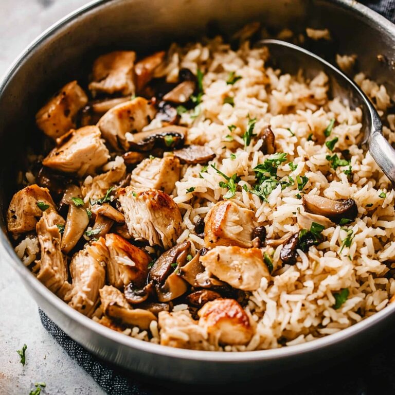 Chicken And Rice With Mushrooms Recipe