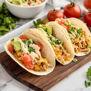 Queso Chicken Tacos Recipe