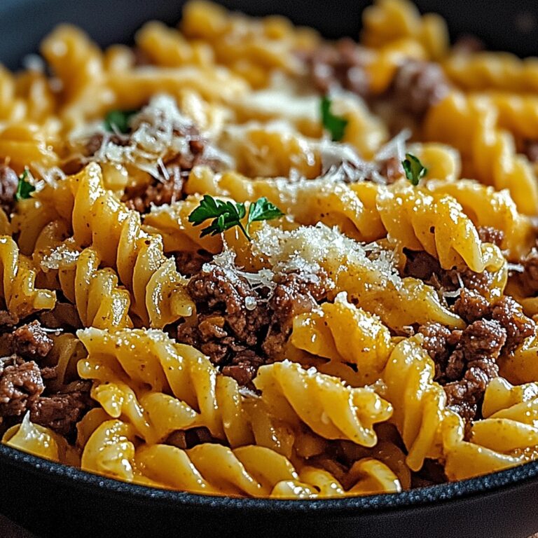 One-Pot Beef and Cheddar Ranch Pasta Recipe