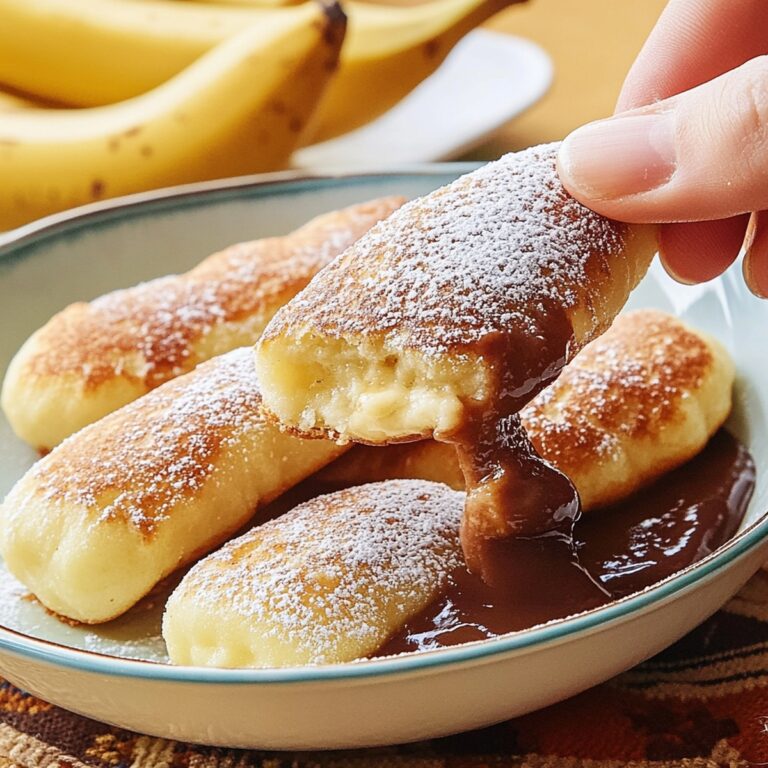 Banana Pancake Dippers Recipe