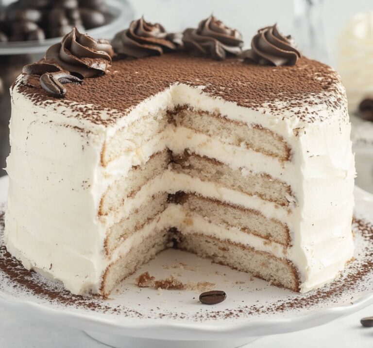 Coffee Tiramisu Cake Recipe