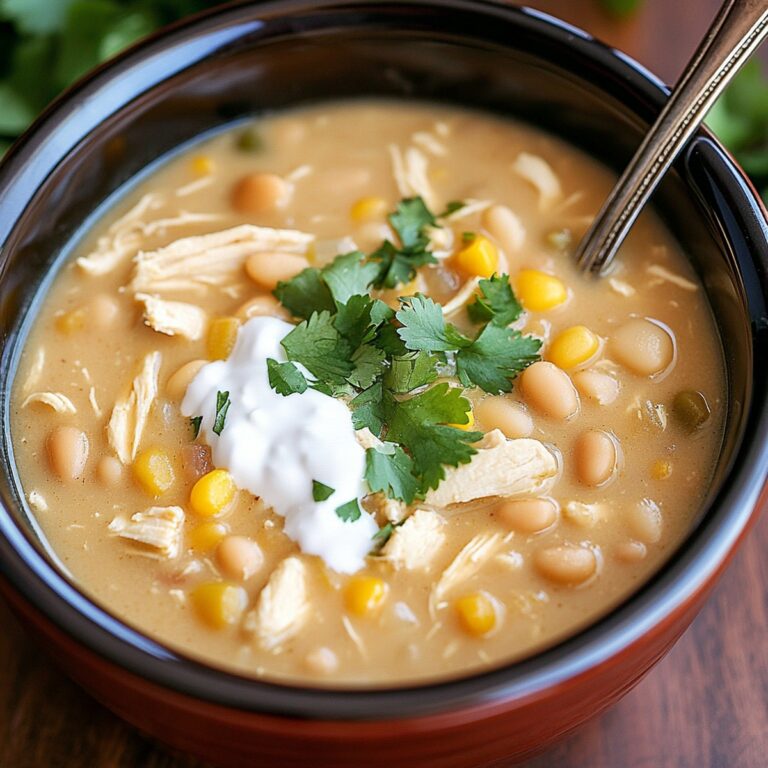 Slow Cooker White Chicken Chili Recipe
