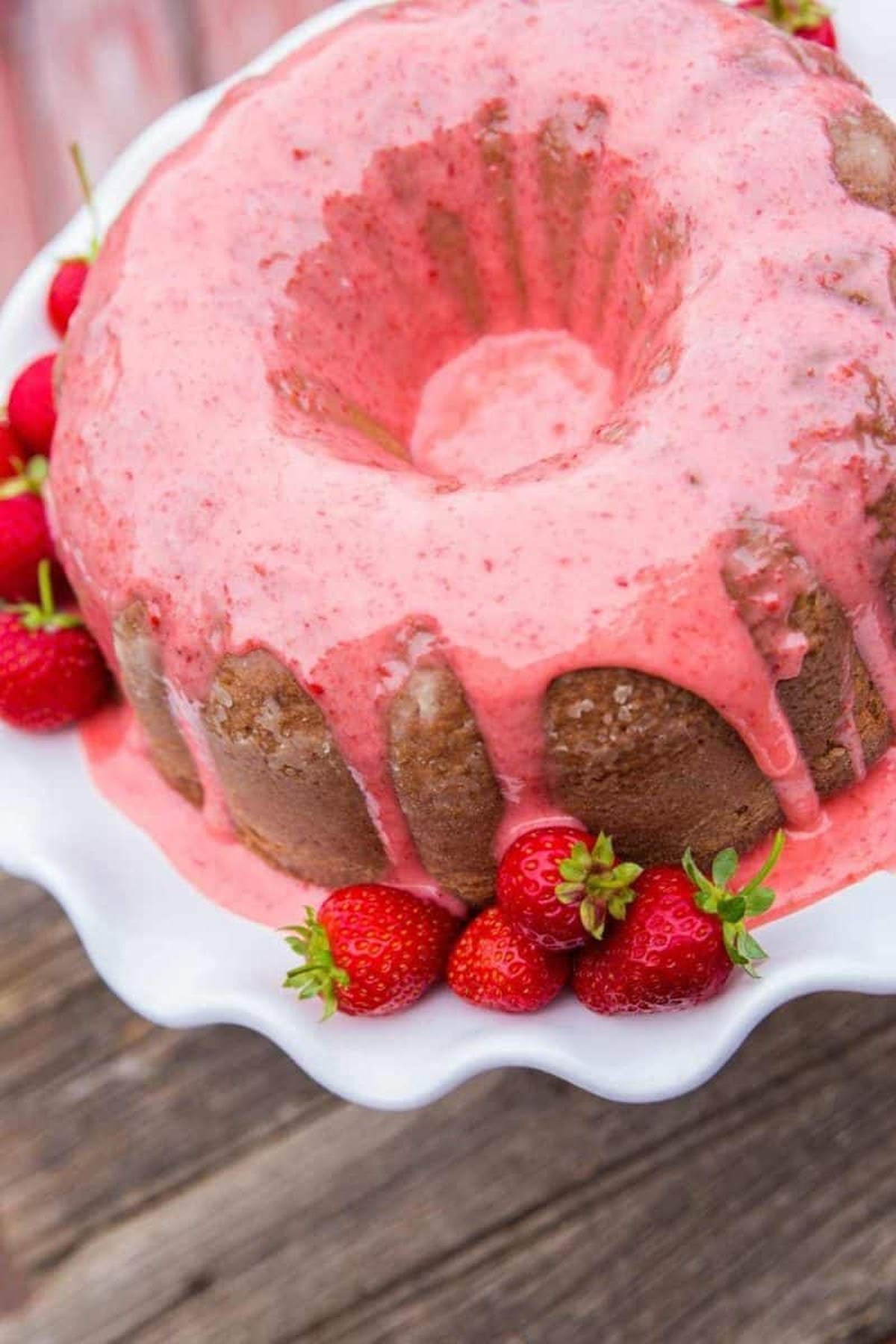 Dreamy Strawberries And Cream Nothing Bundt Cake Recipe