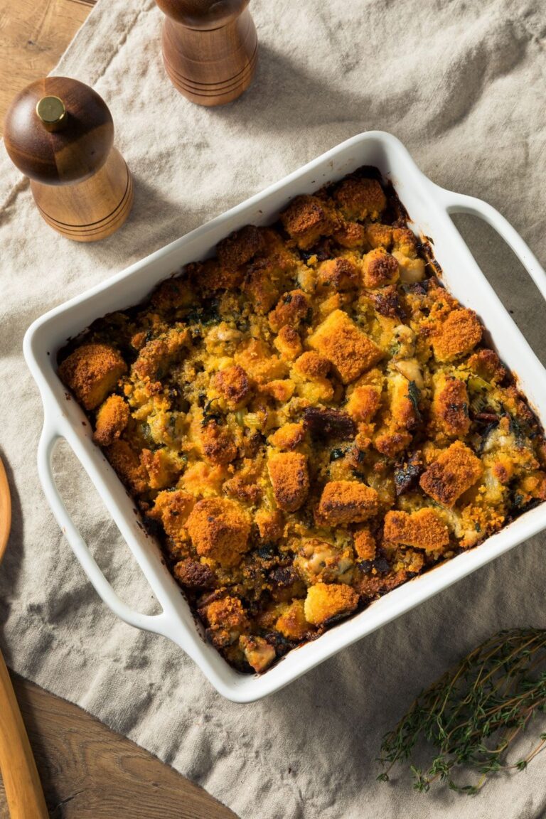 Crispy Bobby Flay Cornbread Chorizo Stuffing Recipe