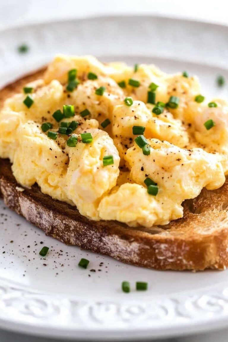 Silky Julia Child Scrambled Eggs Recipe