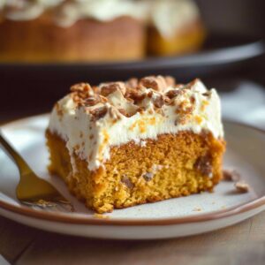 Pumpkin Poke Cake Recipe