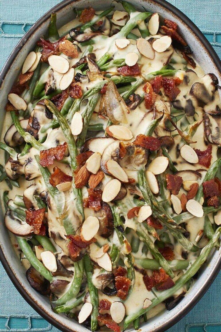 Hearty Pioneer Woman Green Bean Casserole With Mushrooms Recipe