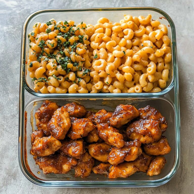 Mouthwatering High Protein Honey Garlic Butter Chicken with Mac & Cheese Recipe