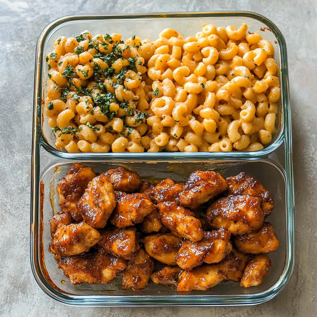 Mouthwatering High Protein Honey Garlic Butter Chicken with Mac & Cheese Recipe