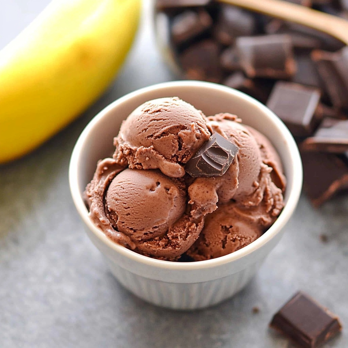 Healthy Chocolate Nice Cream Recipe