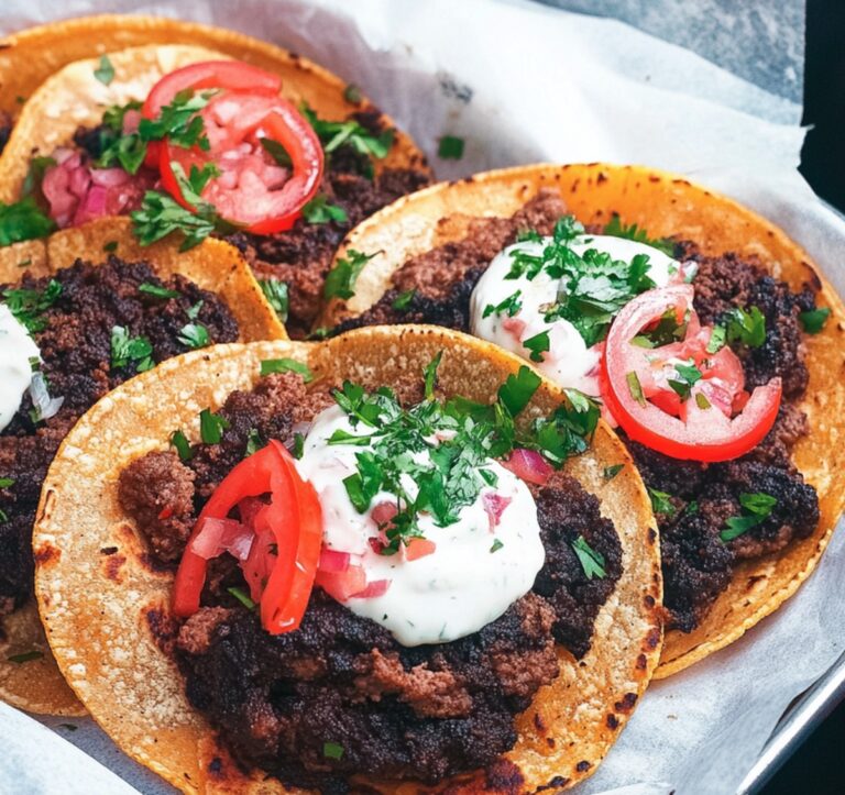 Smash Burger Tacos Recipe