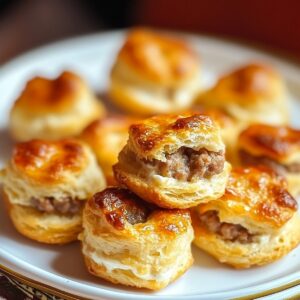 Sausage & Cream Cheese Biscuit Bites Recipe