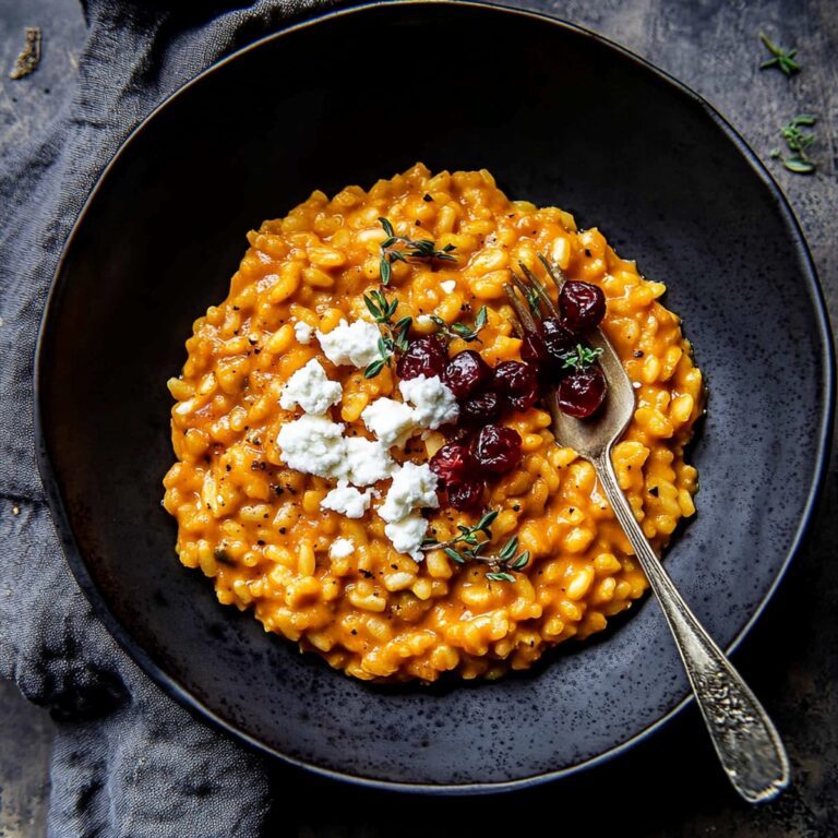 Pumpkin Risotto With Goat Cheese Recipe