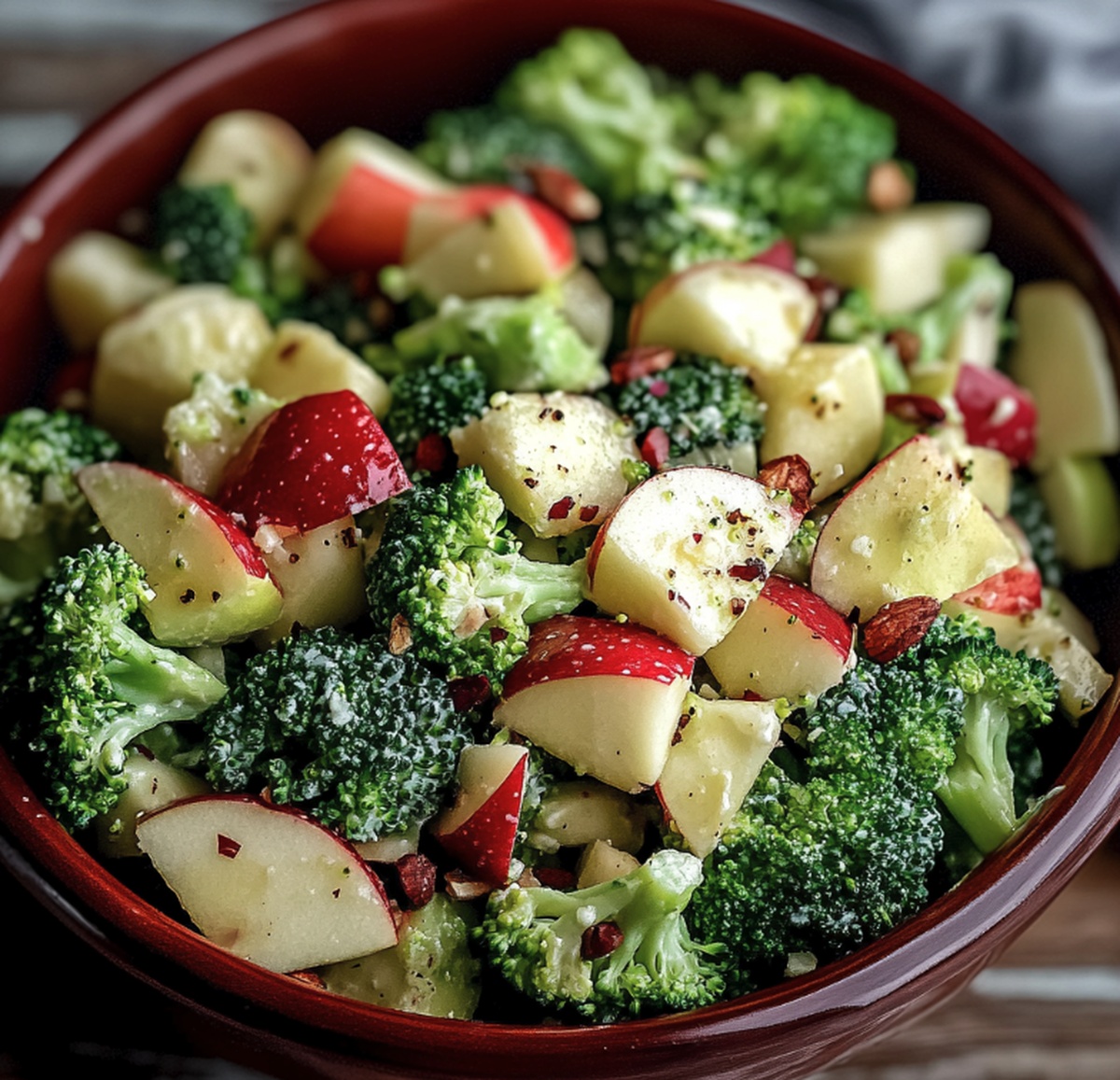 Crisp Honeycrisp Apple Broccoli Salad Recipe