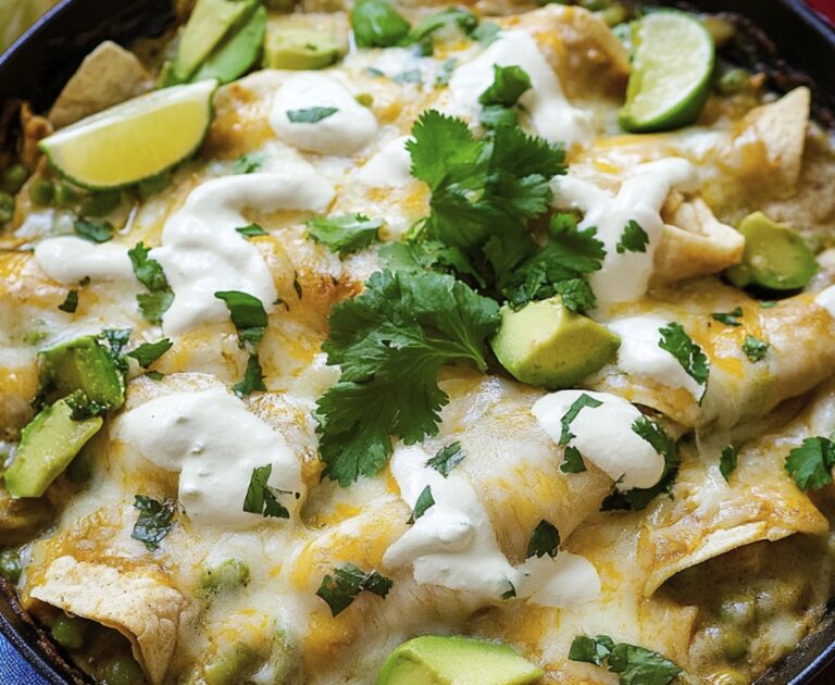 Salsa Verde Chicken Enchiladas Recipe