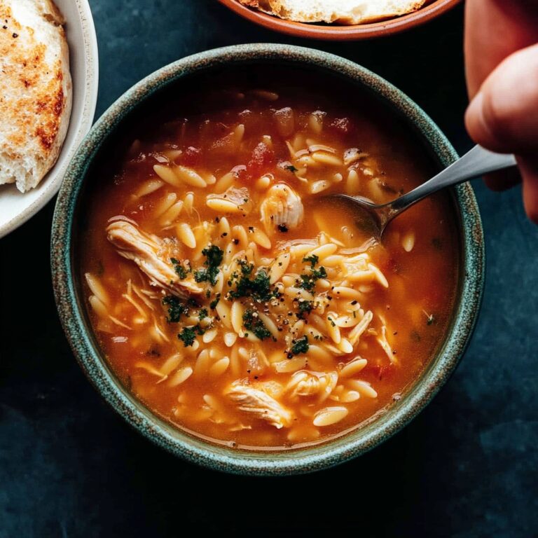 Chicken Orzo Tomato Soup Recipe