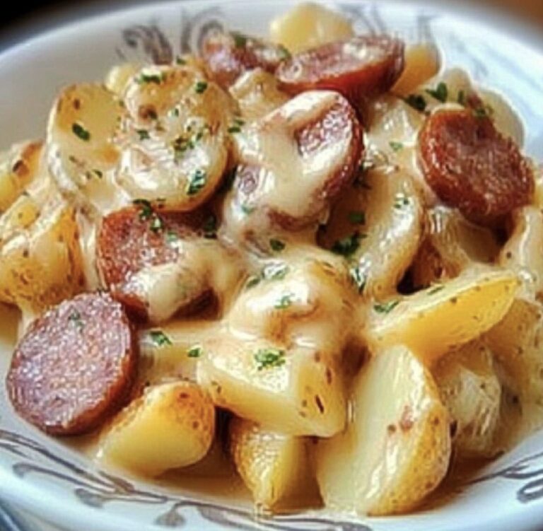 Cheesy Ranch Potatoes and Smoked Sausage Recipe